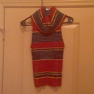 Free People Sleeveless Turtleneck Sweater